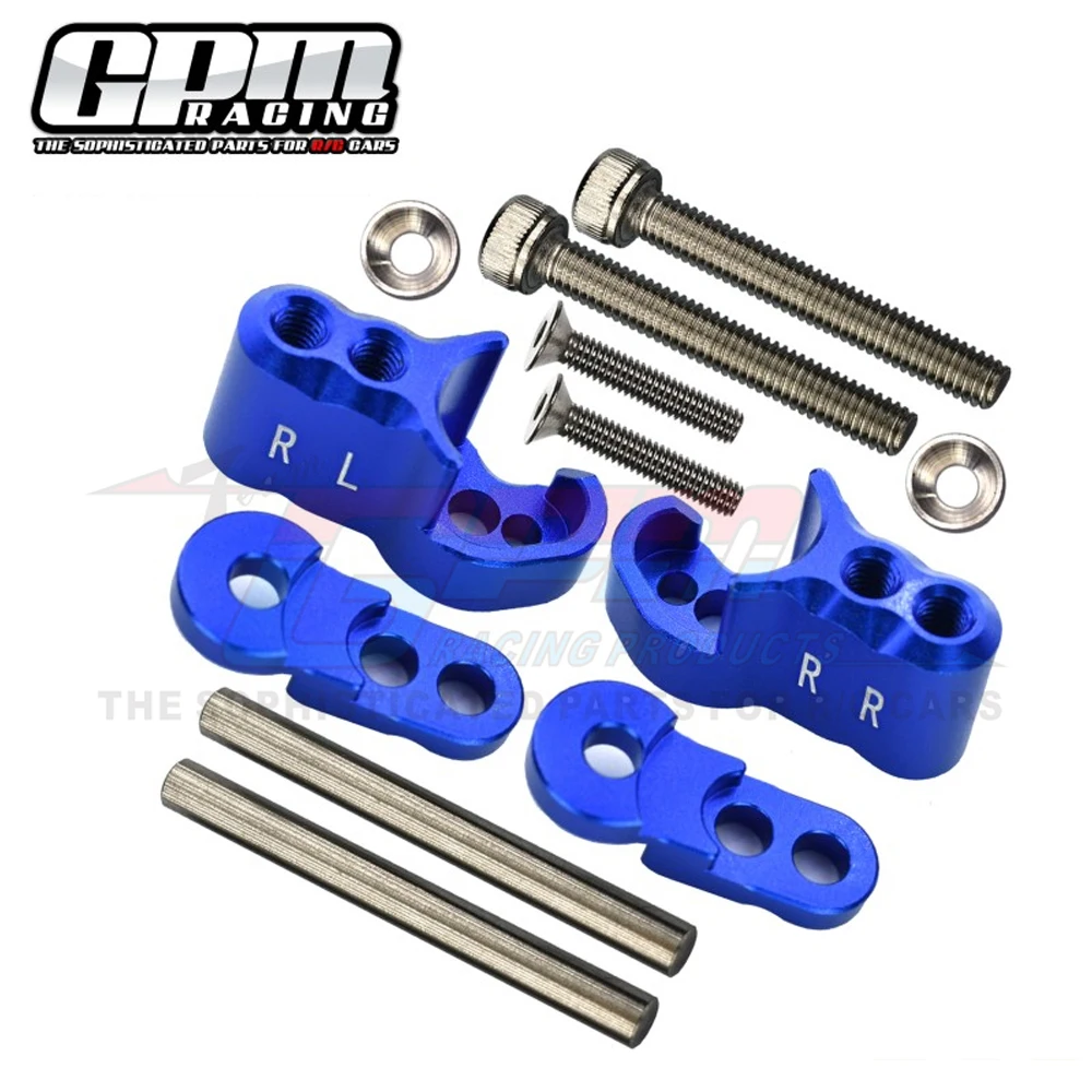 GPM Metal Aluminium Alloy Adjustable Rear Shock Mount Fixed Seat for Traxxas 1/5 X-MAXX 6S 8S Monster Truck RC Car Upgrade Parts