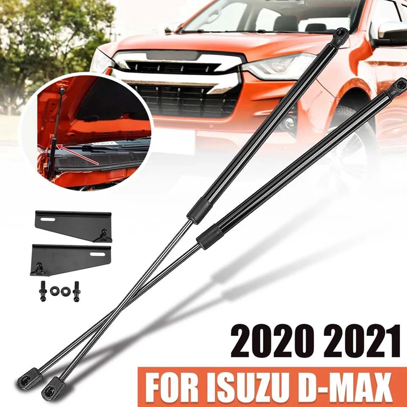 2Pcs Front Hood Bonnet Shock Up Lifter Gas Strut For Isuzu D-Max 2020 2021