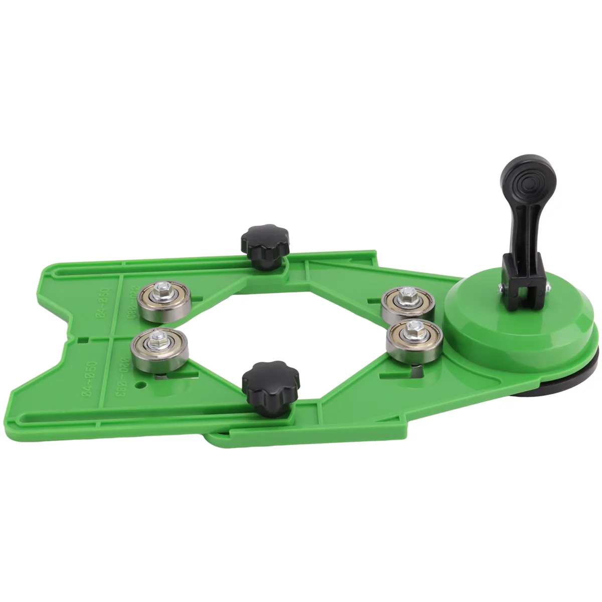 ダイヤモンドホールソーキット,ダブルサクションカップガイド付き,ドリルビットセット,ジグフィクスチャ,4mm-83mm,17個