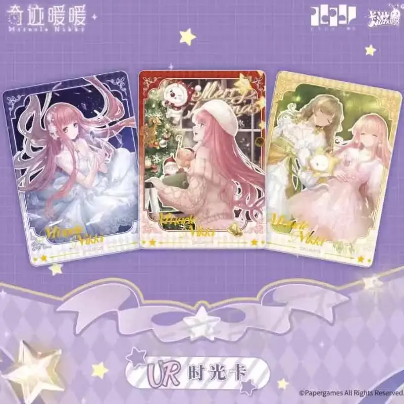 KAYOU 1-5 MIRACLE Nikki การ์ดเทพธิดาคอลเลกชันอะนิเมะการ์ด Mystery กล่องเกมกระดานของเล่นของขวัญวันเกิดสําหรับชายและหญิง