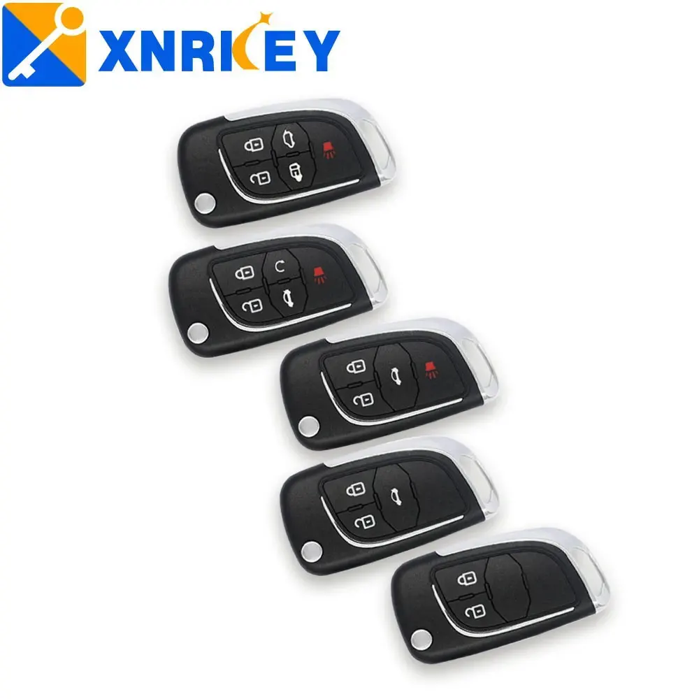 

XNRKEY Modified Flip Remote Car Key Shell for Chevrolet Cruze Epica Lova Camaro for Opel Vauxhall Insignia Astra Mokka for Buick