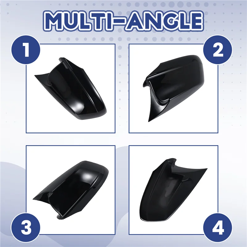 ل-BMW 5 سلسلة F10 F11 F18 528I 530I 535I 550I 2011 2012 2013 غطاء مرآة الرؤية الخلفية غطاء مرآة جانبية