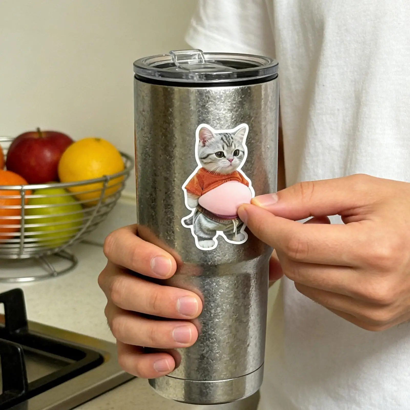 

Милые 3D-наклейки с котиками, приклеивающиеся к корпусу телефона, декоративные стикеры для подростков, детей, взрослых, ноутбуков, скрапбуков, журналов