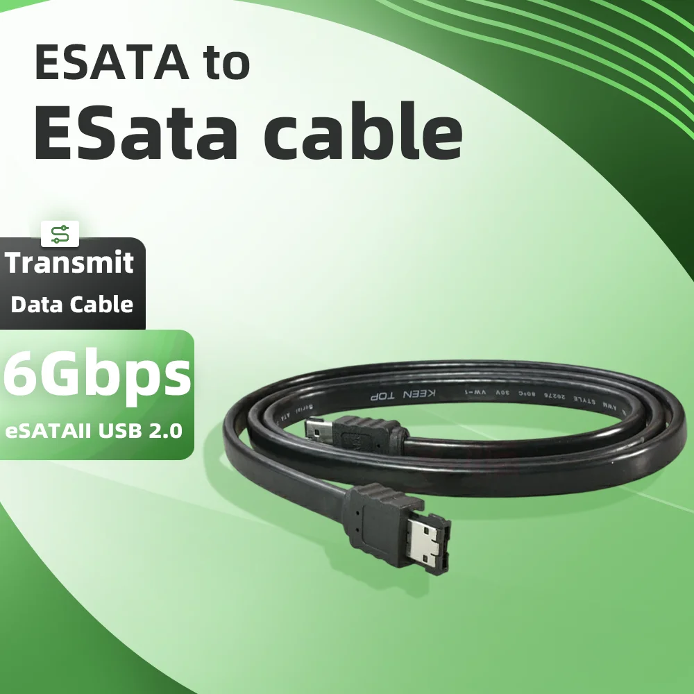 eSATA Data Cable  ESATA to Esata External to High-speed Shielded Data Cable for External Hard Drive Enclosure/Base unit