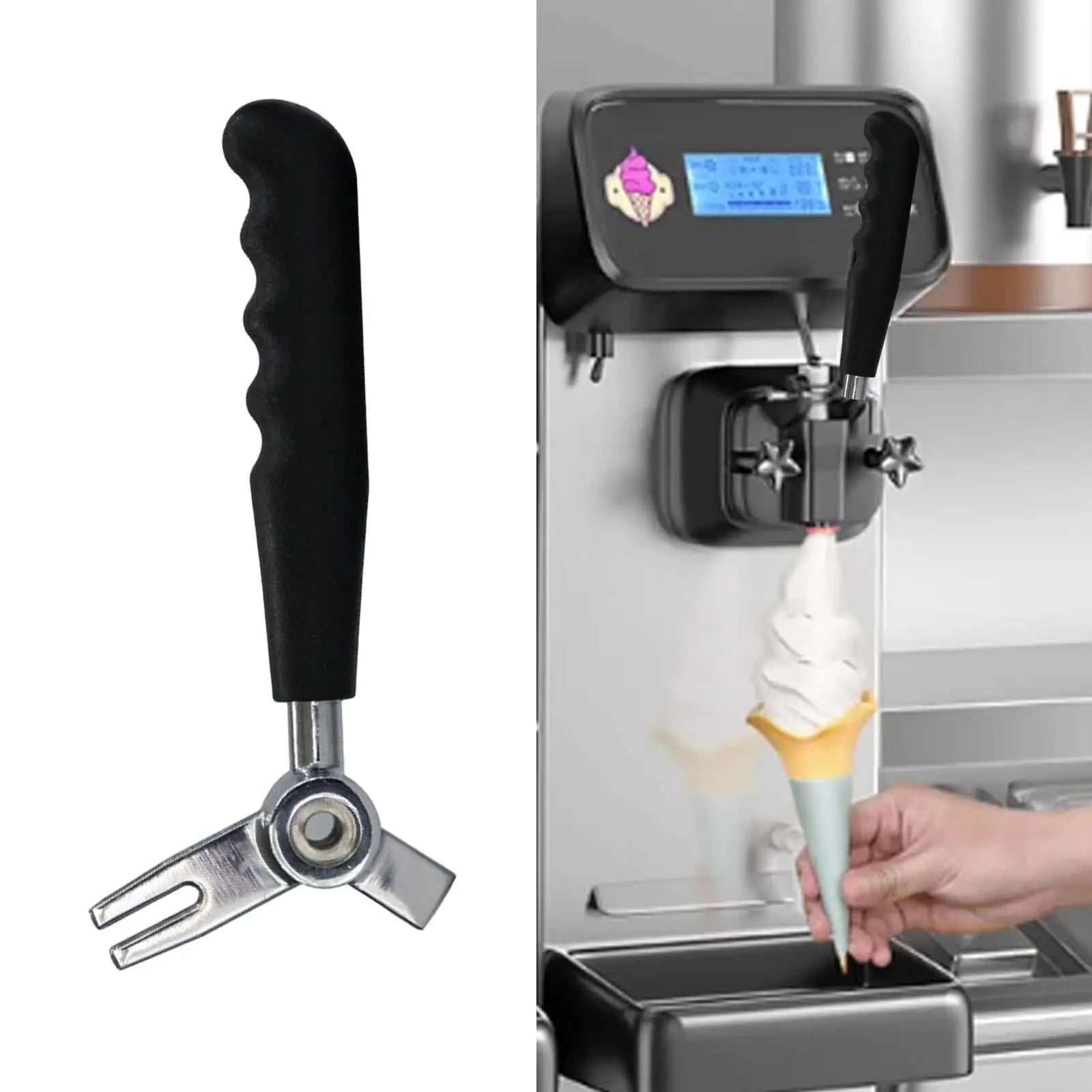 Ice Cream Machines Handle Freeze Yogurt Machine Gelato Fittings Handle Grip