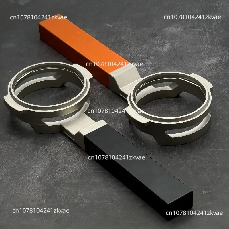 1pcs Stainless Steel Bottomless Portafilter Naked Handle Open Design For 58mm Coffee Machine Accessories Durable