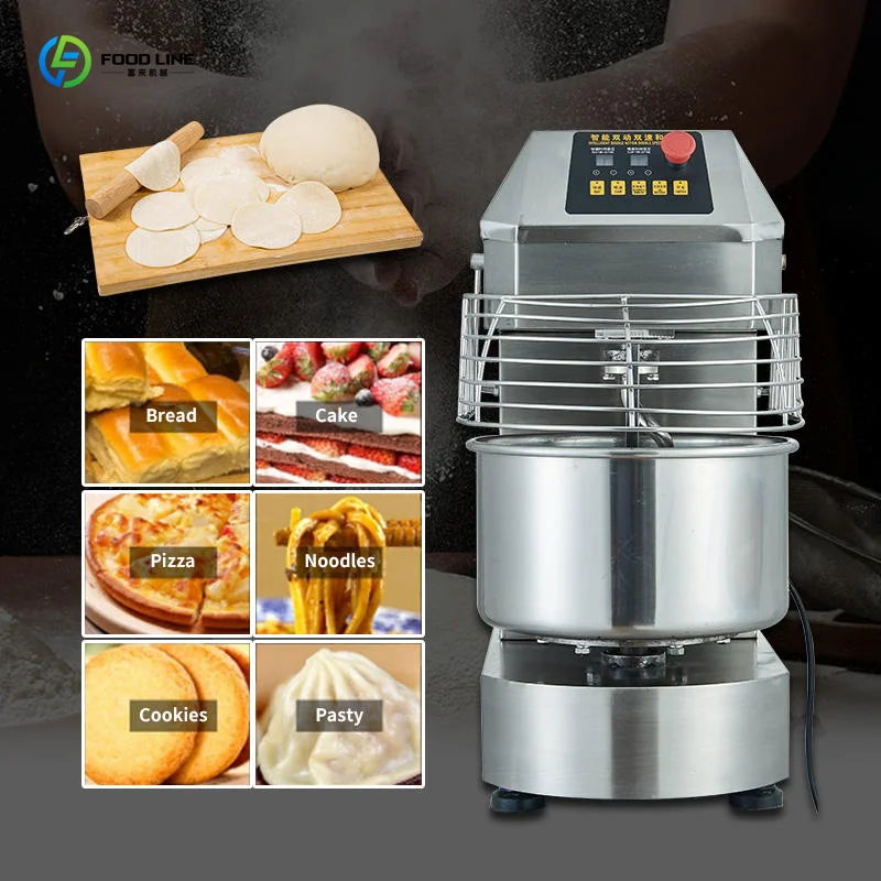 Customized Household Commercial Flour Maker Stainless Steel Bakery Dough Mixer Wheat Flour Mixer