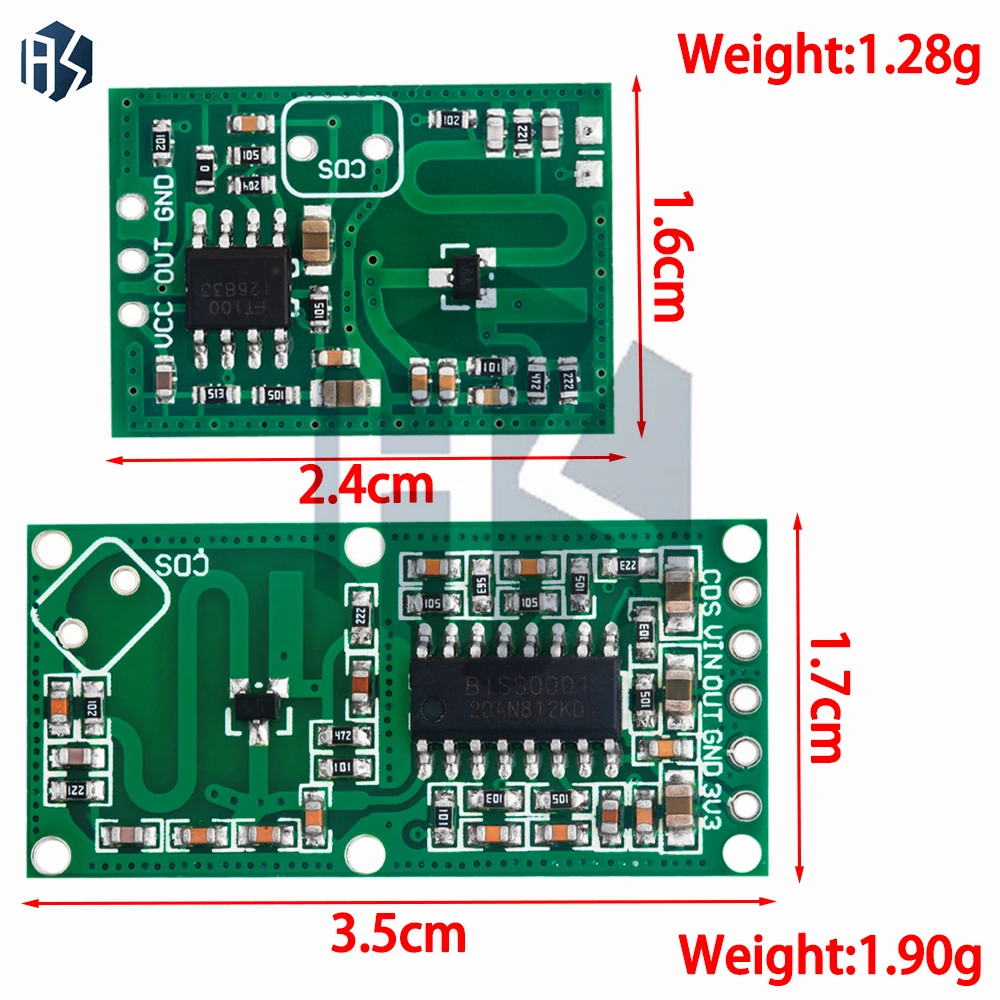 1PCS/5PCS RCWL-0516/RCWL-0515 Microwave Radar Sensor Module - Human Body Induction Switch with Intelligent Sensing Technology