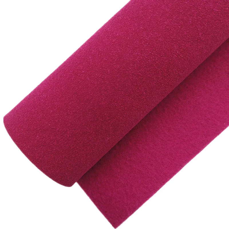 Bright Colors Suede Faux Leather Thick Suede Synthetic Leather Vinyl Leather Sheets For Flowers Bracelet Bows DIY 21x29CM Q801