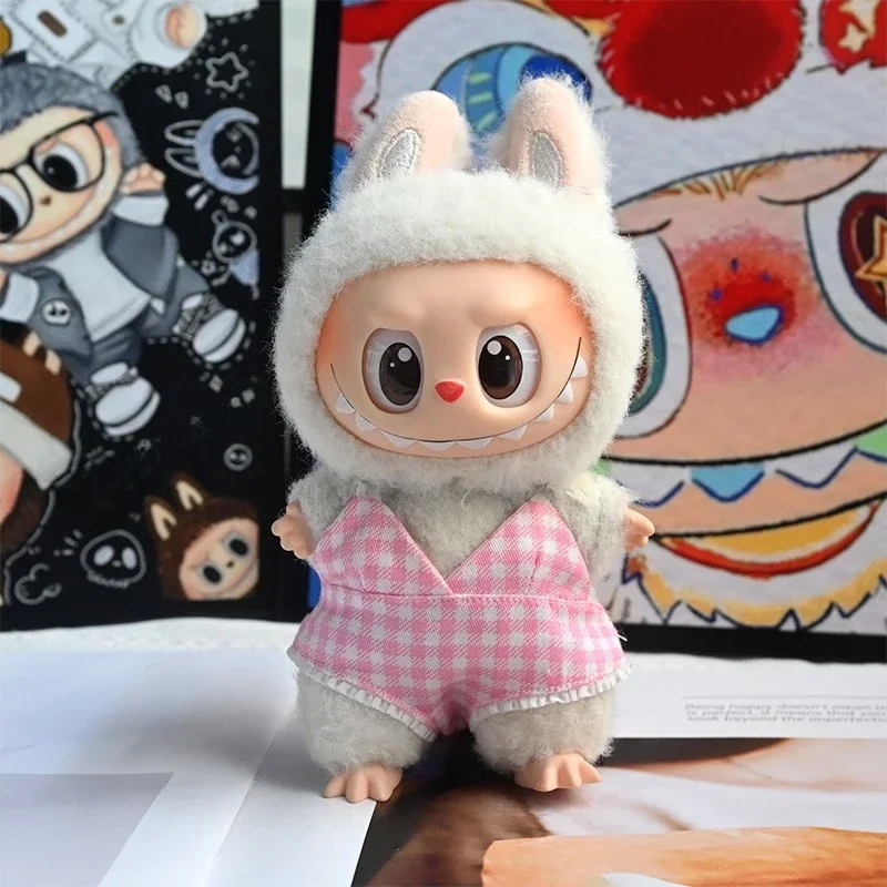 Bikini de verano para Ropa de muñeca Labubu, traje de baño, accesorios para muñecas