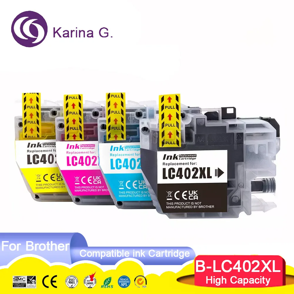 High capacity LC402XL 402XL LC402 Compatible Ink Cartridge For Brother MFC-J5340DW MFC-J6740DW MFC-J6540DW MFC-J6940DW Printer