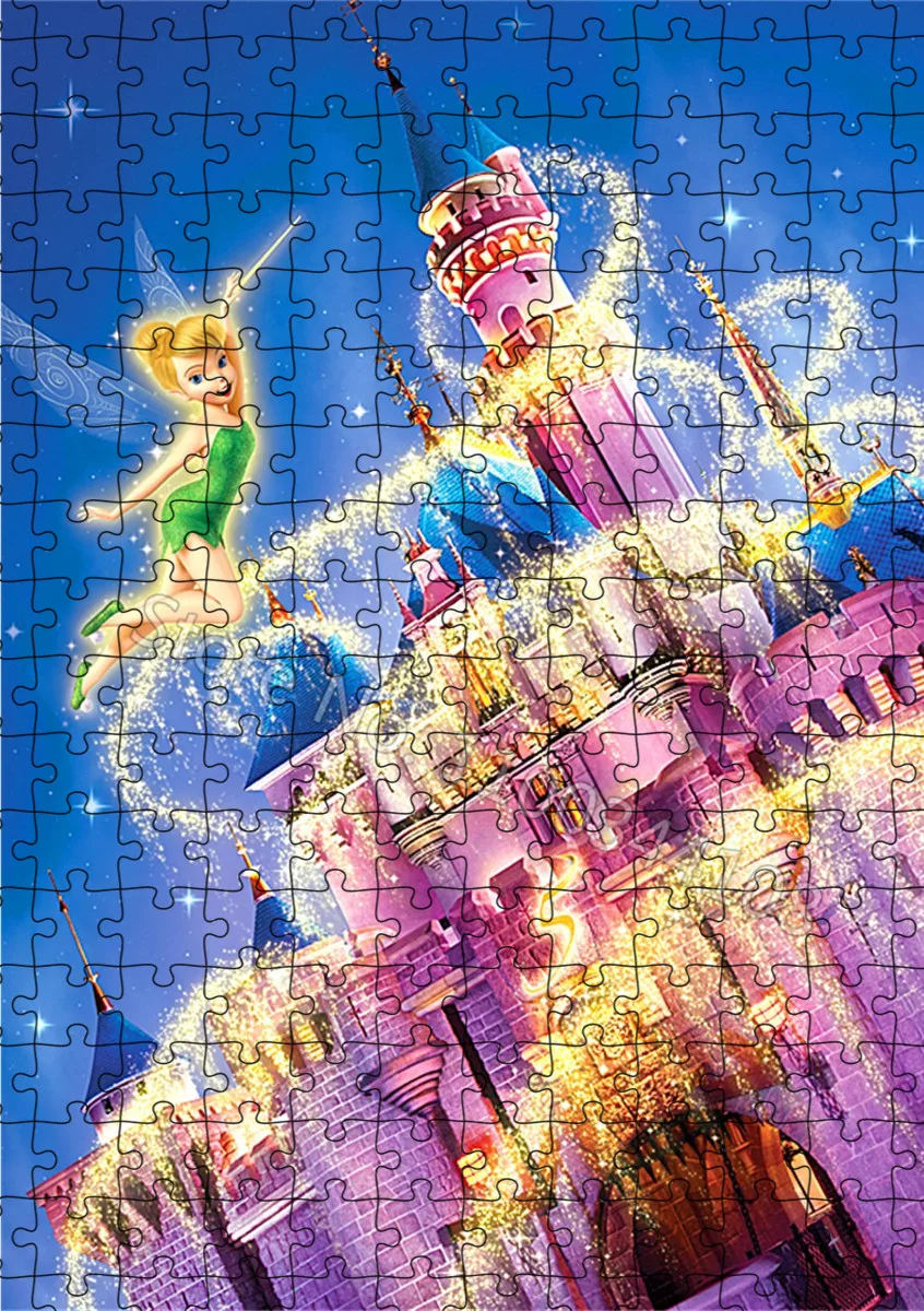 Tinker Bell Jigsaw Puzzle 300/500/1000 Pcs Disney Fairies Wooden Puzzles Diy Creative Educational Toys Adult Decompression Gift