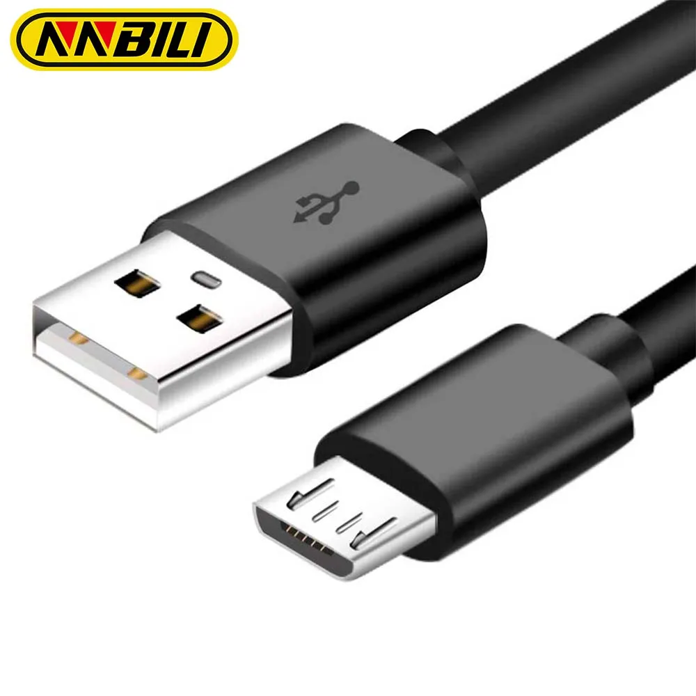 NNBILI Micro USB Cable 2.4A Fast Charging Micro Data Cord For Samsung S6 S7 Redmi 7 8 9A Note 4 5 6 For Headhpone Earphone Mouse