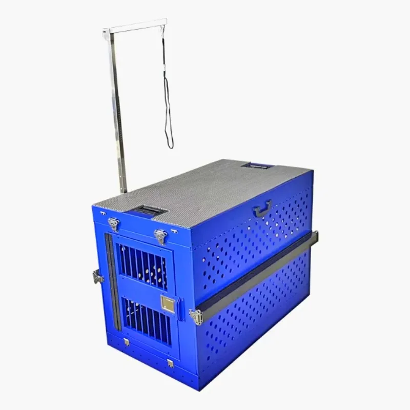 

40 Inch X Large Collapsible Dog Crate Puppy Pet Kennel Boxes Colored Aluminum Portable Dog Cages