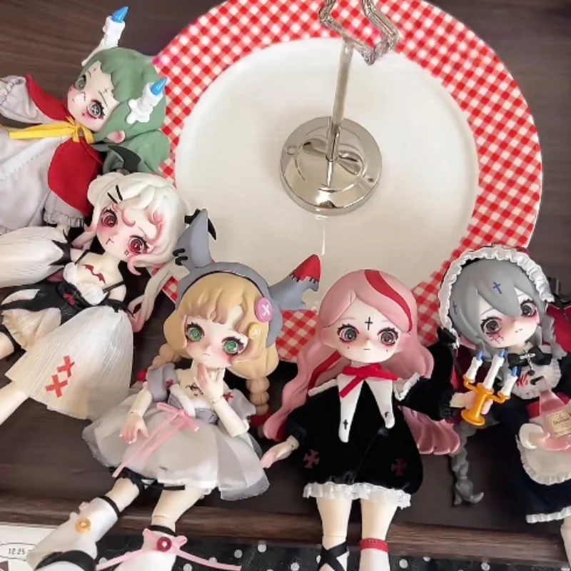 

Nissa Bizarre Nightmare BJD Series слепая коробка 1/12 милая экшн-фигурка шарнирная кукла аксессуары для дома модные игрушки подарок для девочек