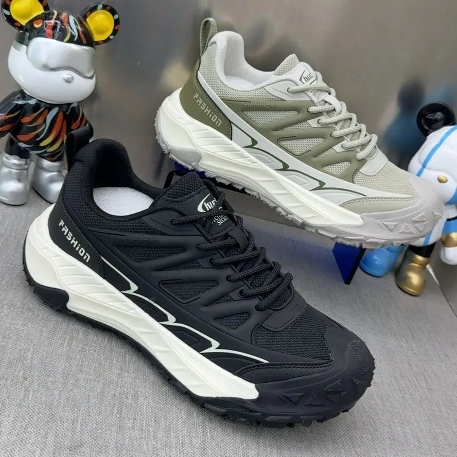 New Luxury Running Trainers Anti-Slip Outdoor Running Shoe Hard-Wearing Walking Jogging Shoes Comfortable Running Sports Shoes