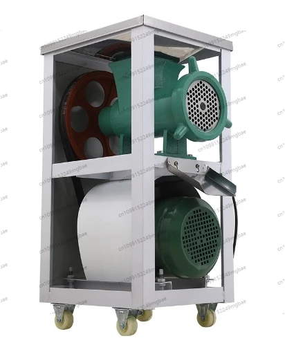 

42#Meat grinder 220V commercial bone shredder 3KW chicken skeleton shredded fish electric high power 180kg/h