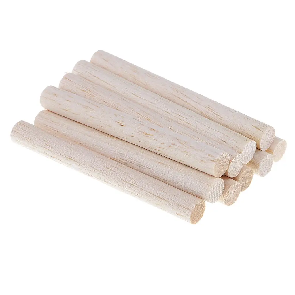 10Purpose Craft Supplies 00/200mm Balsa Wood Round Unfinished