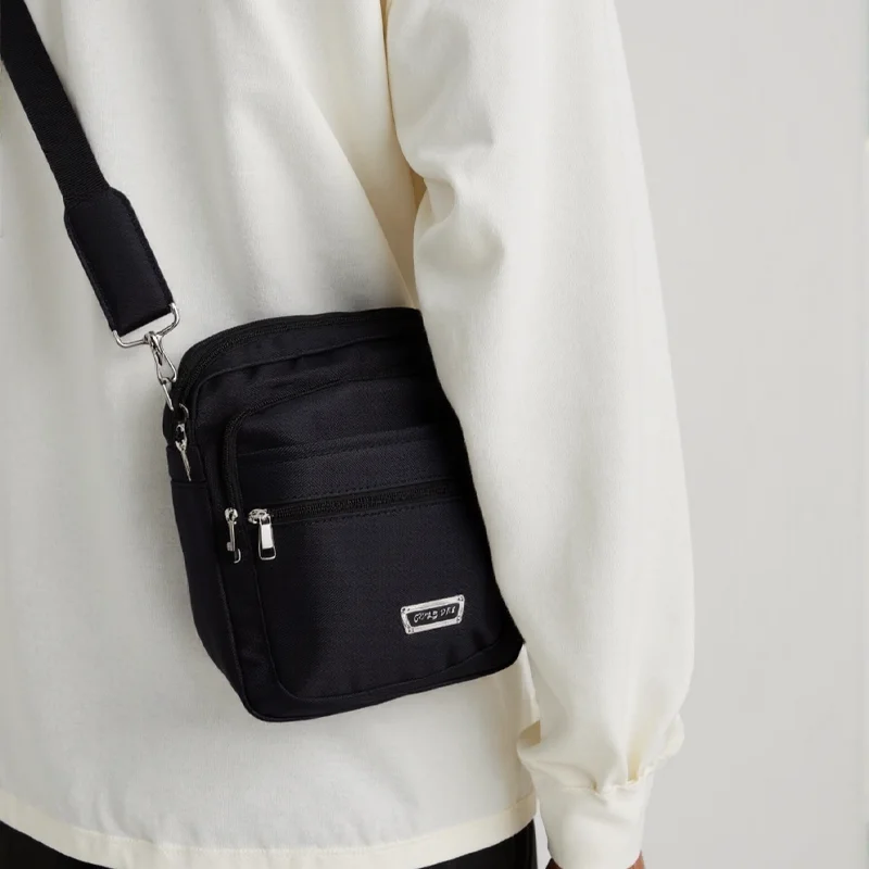 

Luxury Messenger Shoulder Bag For Men Phone Bag Men's Casual Multi-Layer Pocket Fashion Design Single Shoulder Bag