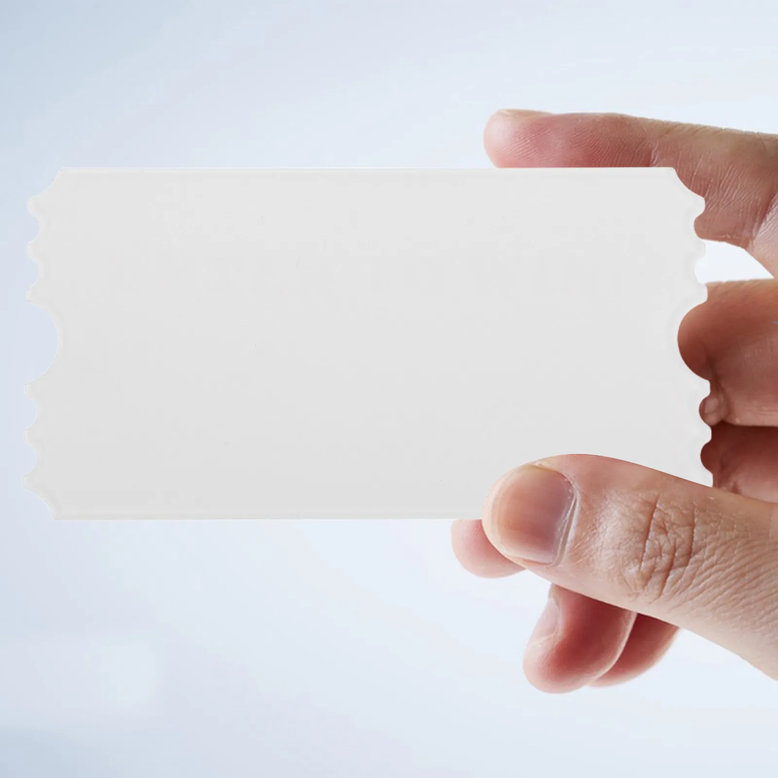 

Акриловые заготовки для сублимации: термотрансферные листы для самостоятельного изготовления концертных билетов, лотерейных билетов, свадебных и выпускных талонов, а также жетонов для мероприятий.