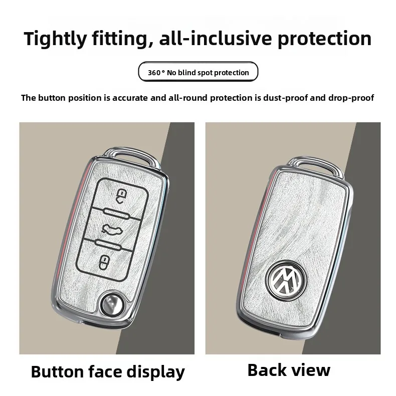 حافظة مفاتيح السيارة غطاء كامل لسيارة VW Volkswagen ID.3 ID.4 Golf 8 2022 2023 MK8 Cupra Skoda Octavia SEAT Leon MK4 Formento #3