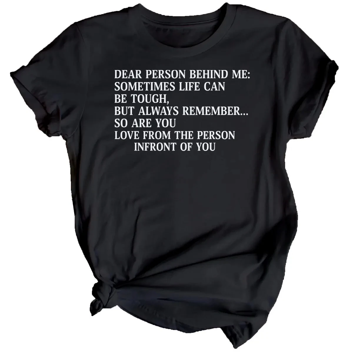 Casual Fashion, Resilient Life, Mental Health Awareness T-shirt Top. Anxiety Health Preservation Suitable for Both Men and Women