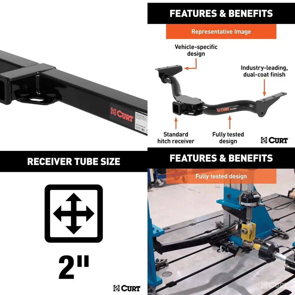 13517 Class 3 Trailer Hitch, 2-Inch Receiver, Drilling Required, Fits Select Chevrolet Tracker, Suzuki Grand Vitara, XL-7