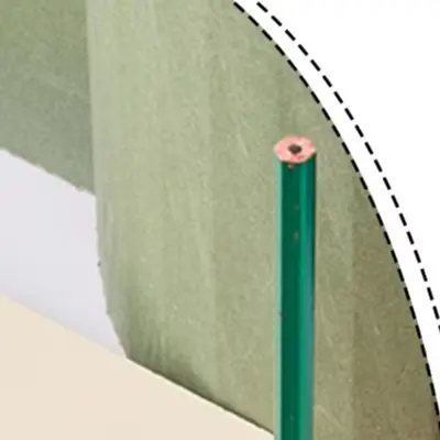 Four Sided Aluminum Alloy Positioning Ruler With Magnetic Attachment For Stud Finder Marking And Drilling Alignment Woodworking