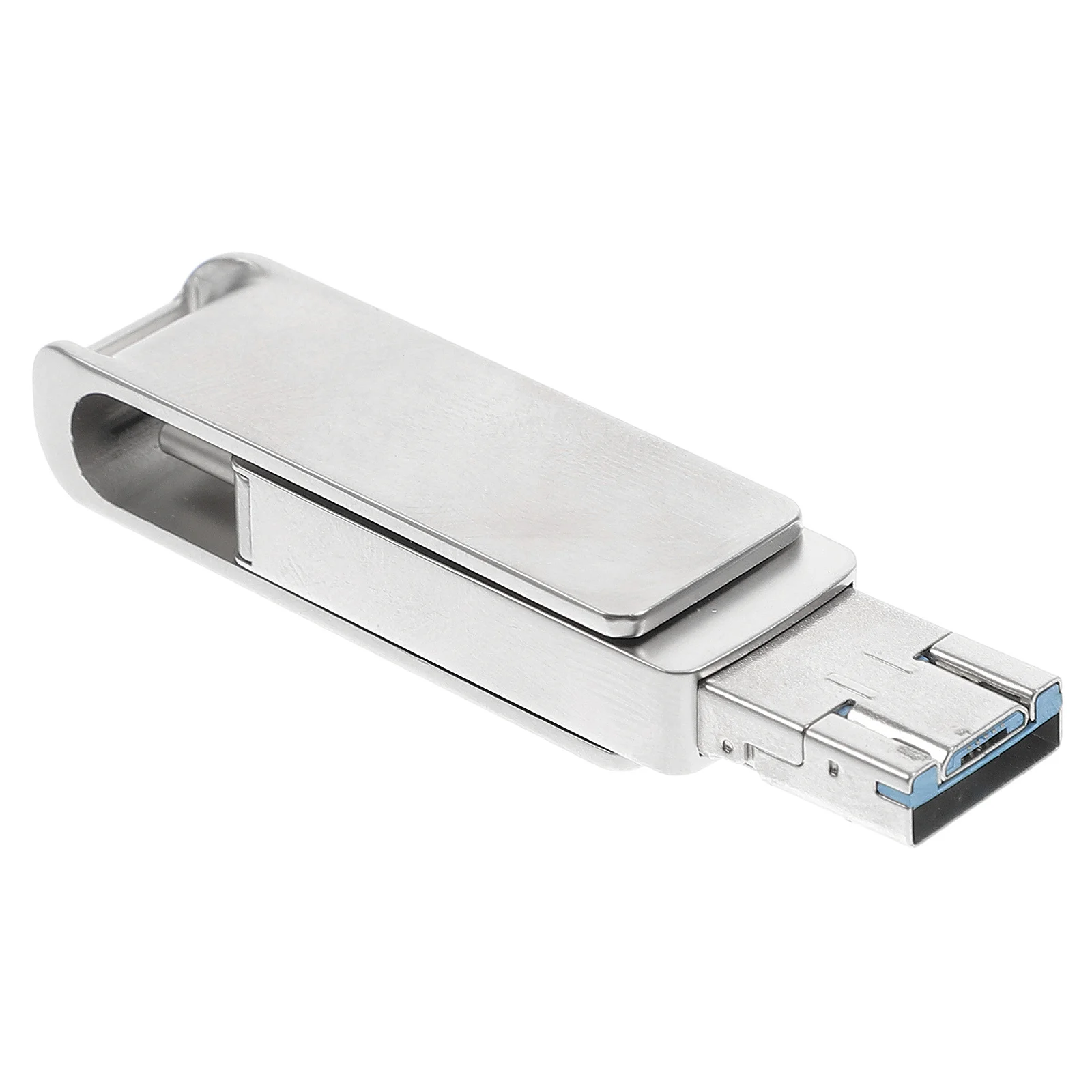 16Gb Type-16G metalen flashdrive Legering Hoge snelheid U USB-schijfschijf voor smartphone-laptop Zilver