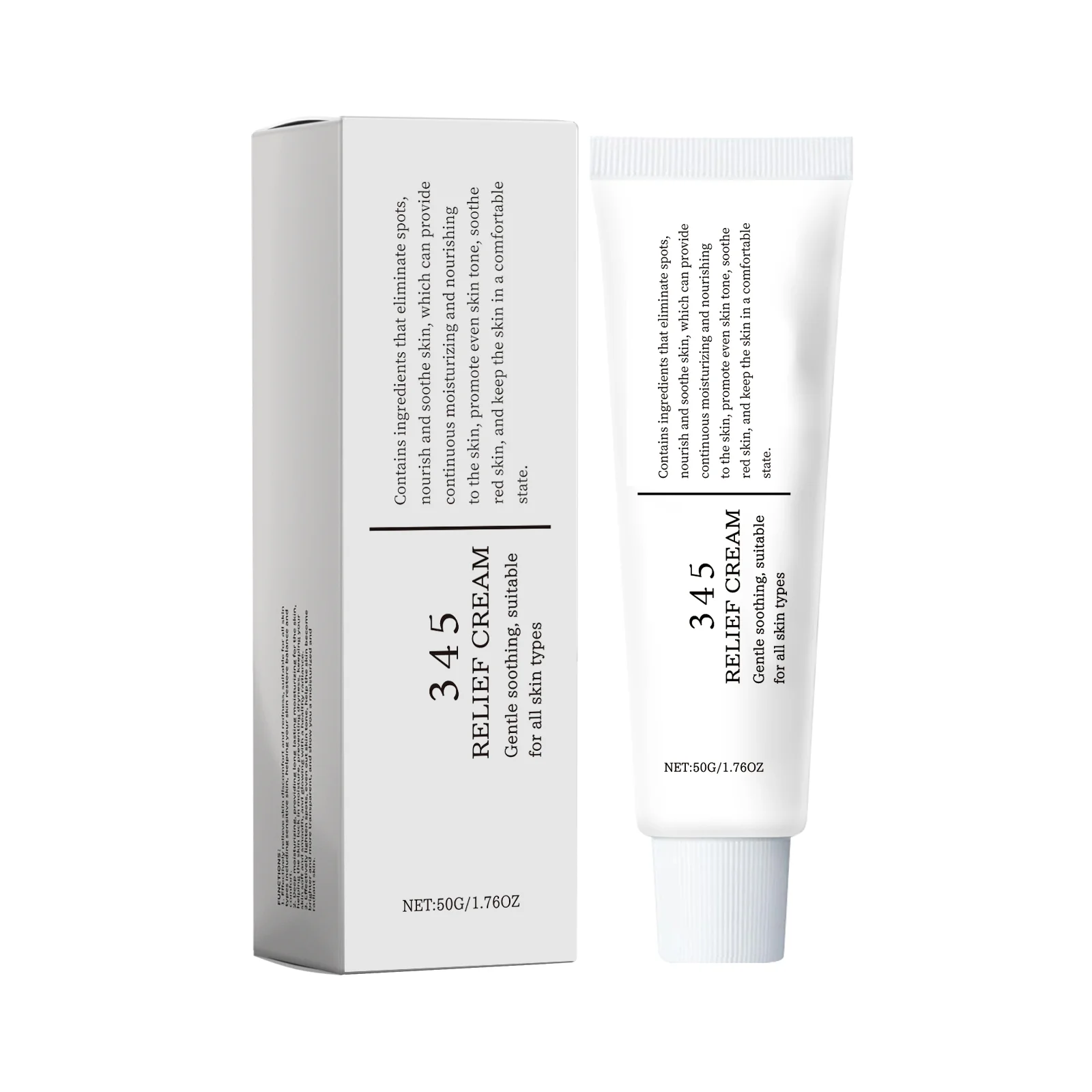 Crème anti-imperfections hydratante, nourrit la peau et fournit un soin apaisant, résultat dans une solution de soin bien arrondie, 345