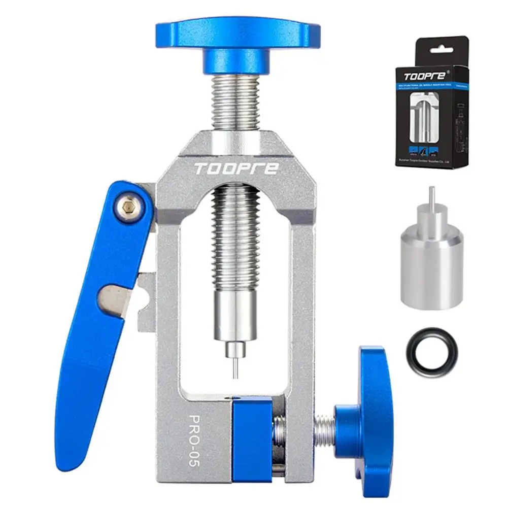 

2 in 1 Bike Hydraulic Disc Brake Oil Needle Tools Driver Hose Cutter Cable Pliers Olive Connector Insert BH59 BH90 Install Press