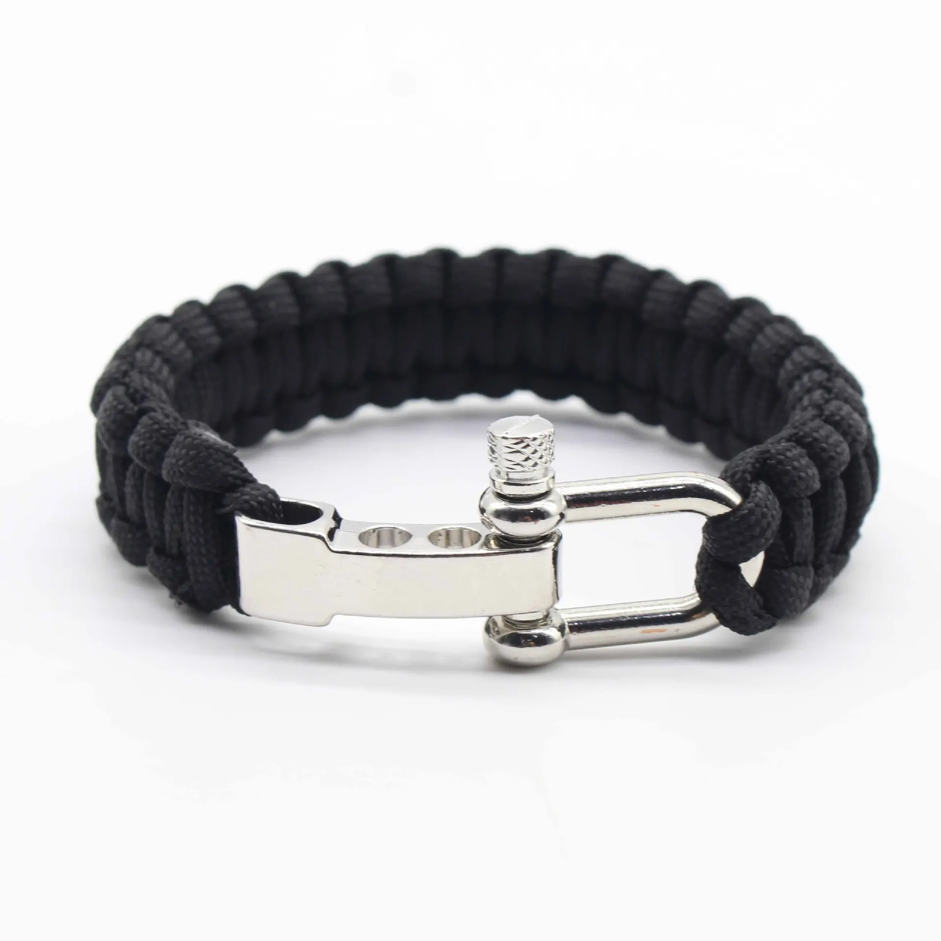 paracord survival bracelet Men Women, Handmade Tactical Outdoor Rope, Adjustable Hiking Camping Gear