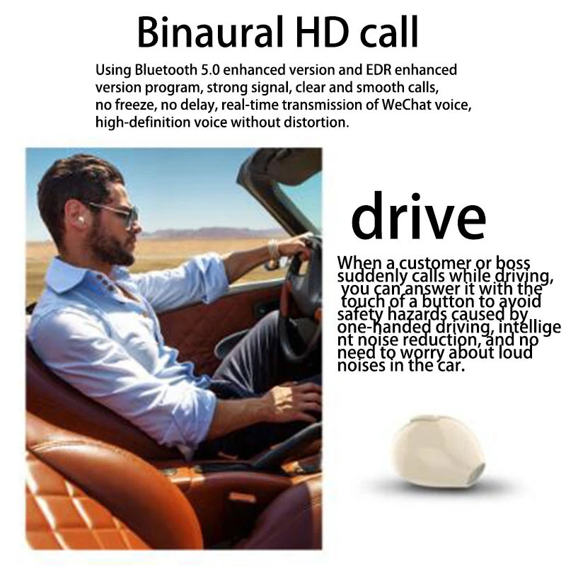 Mini X21S Bluetooth 5.0 Fones de ouvido sem fio com estojo de carregamento sem fio Mini fones de ouvido Bluetooth invisíveis tom de pele