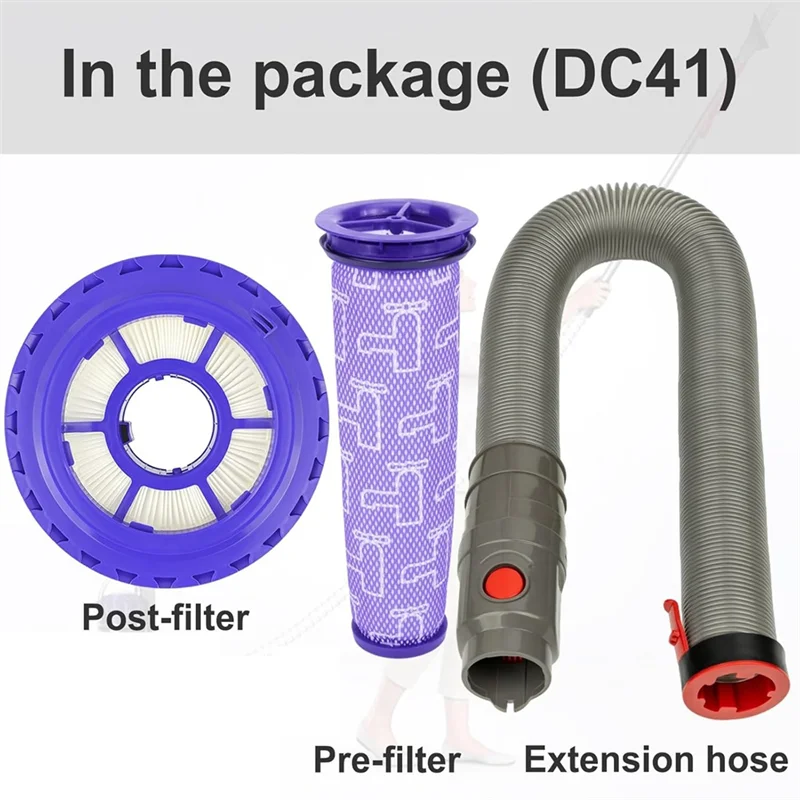 B58B-مجموعة مرشح خرطوم التمدد المخصصة لدايسون DC41 DC65 DC66 UP13 UP14 UP20 الكرة الحيوان 2 أجزاء فراغ