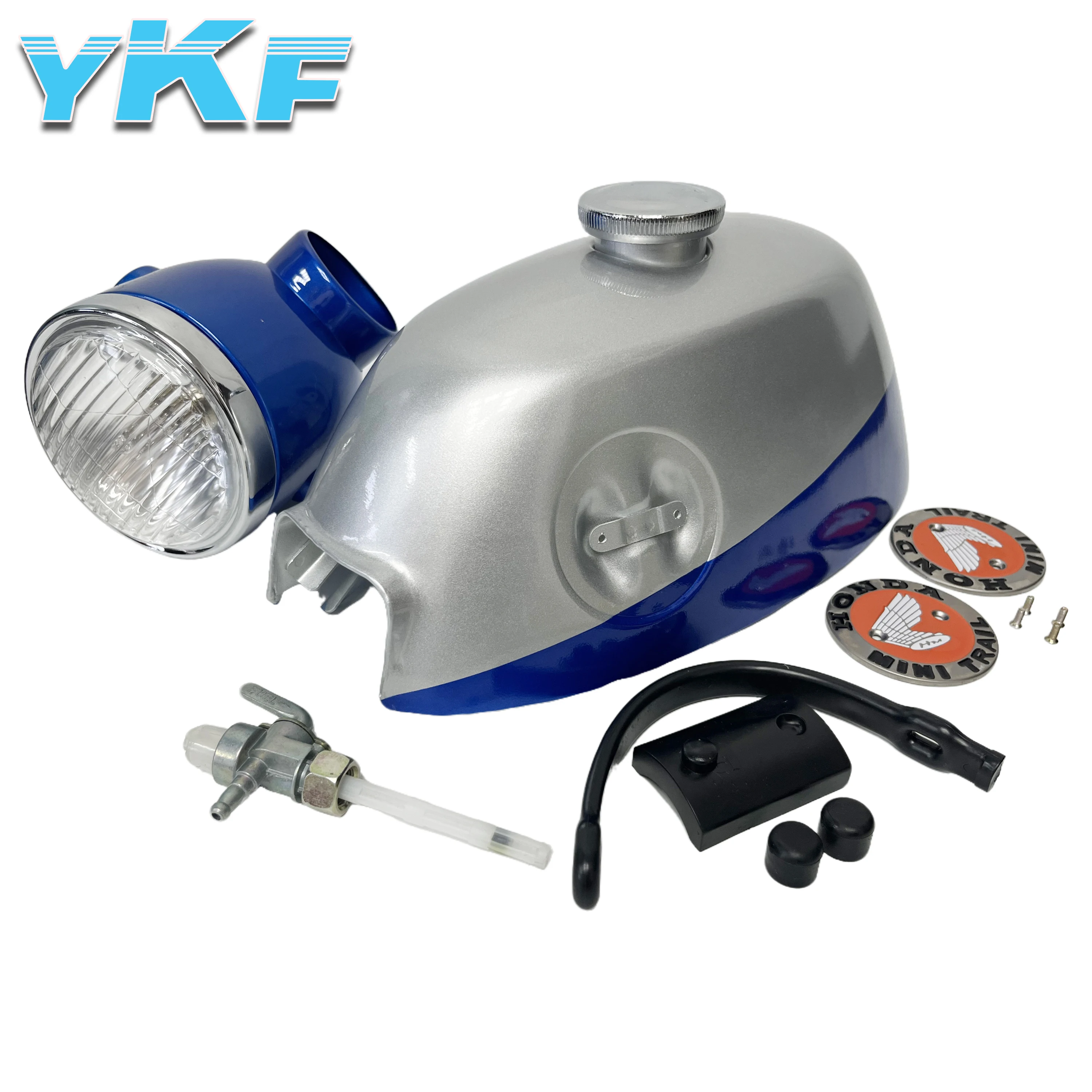 Z50 Gas Motorcycle Fuel Tank Complete Kit with Headlight, Multi-colour Available for 1968-1970 Z50A K0 K1