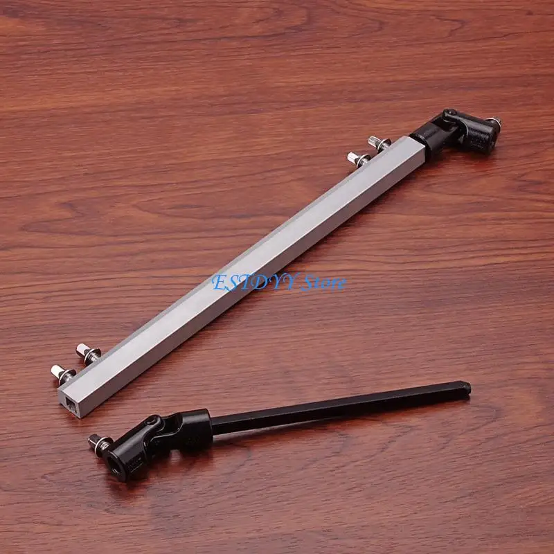 G6DE Double Pedal Drive Shaft Rod Drum Kits Pedal Link Bar Replacement Connecting Bar