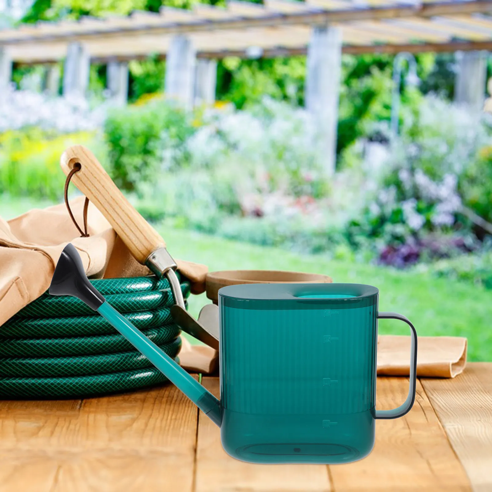 Gardening Watering Can Large Capacity Plastic Long Spout with Sprinkler Head Ideal for Indoor Outdoor Plants Flowers Succulents