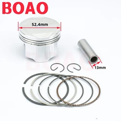 Scooter Pcx 125cc Piston Ring Kit For Honda Lead125 WW Pcx125 Click125i Forza 125 52.4mm 12100-KZR-600 4-Stroke Engine