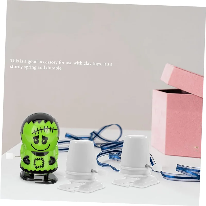 Materiały do samodzielnego montażu robotów na mechanizm zegarowy z nogami, świąteczne akcesoria do zabawy na mechanizm zegarowy - POS