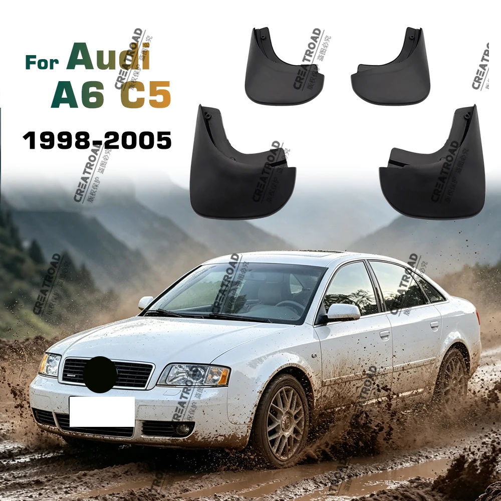 FÜR AUDI A6 C5 SEDAN 1998 ~ 2005 2004 2003 2002 2001 2000 1999 Kotflügel Schmutzfänger Kotflügel Guards Splash Zubehör