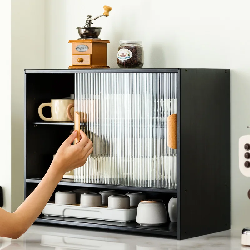 رف تخزين الأكواب المكتبي، صندوق تخزين أكواب الماء، كوب شاي زجاجي مقاوم للغبار، طقم شاي، رف أكواب القهوة، حامل أكواب