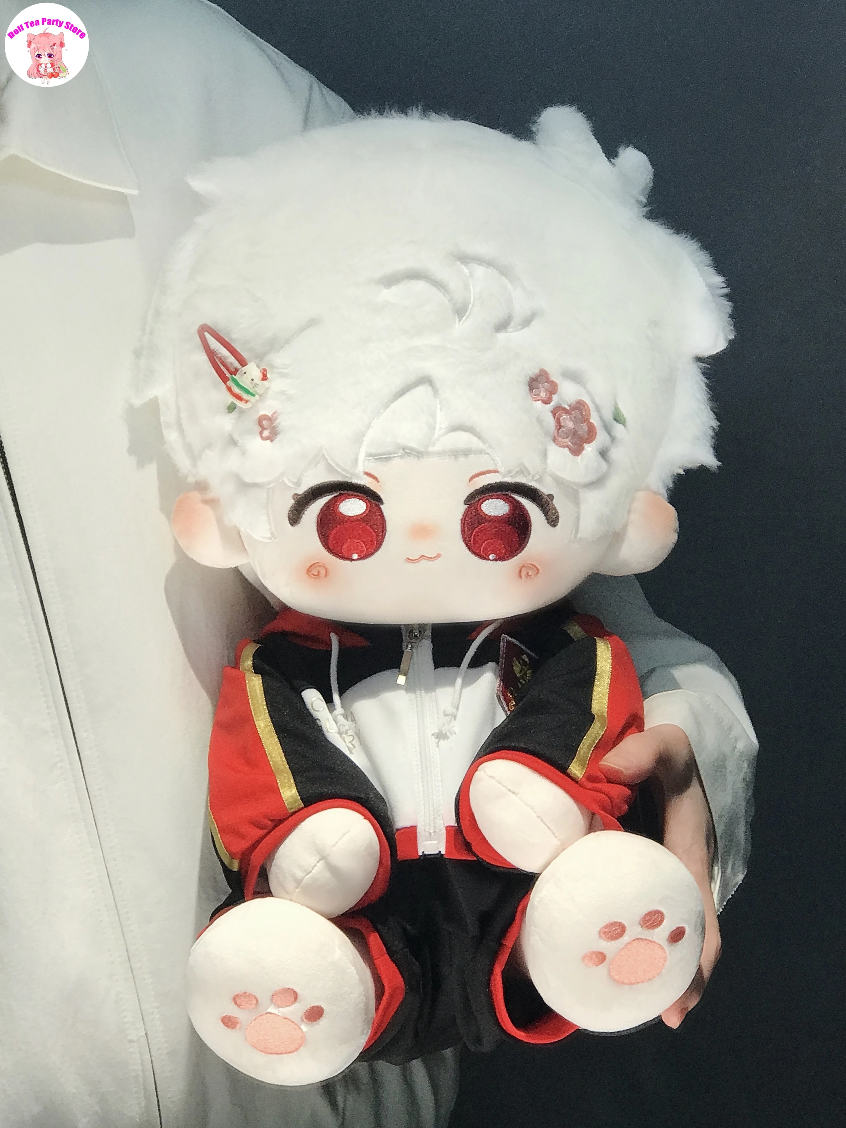 Game Love and deepspace Xavier Zayne Rafayel Caleb Sitting Posture Figure Doll 40cm Dress Up Toys Cosplay Anime Dolls Xmas Gift