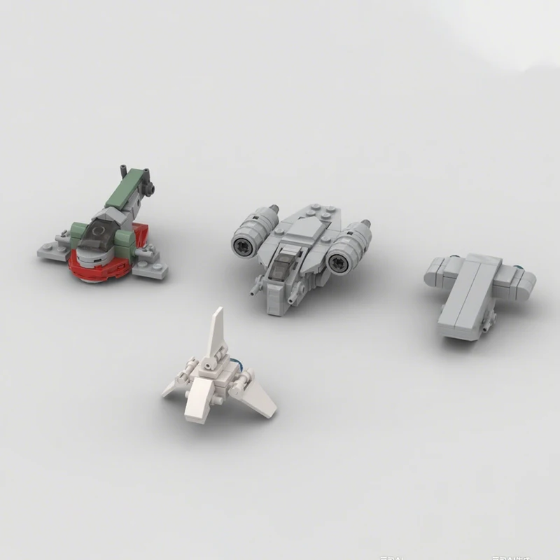 152 個 MOC StarBatter Slave1 カミソリクレストインペリアルラムダシャトルドロップシップマイクロサイズ DIY モデルビルディングブロック誕生日おもちゃギフト