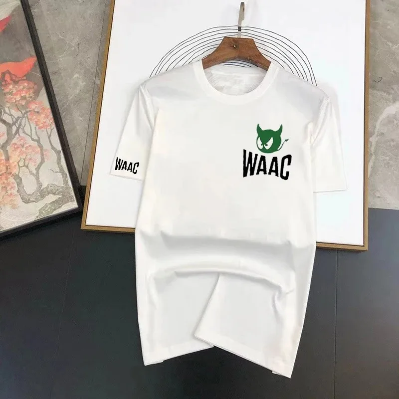 T-shirt de golf de luxe graphique en coton oversize pour hommes et femmes, marque de luxe rétro déco