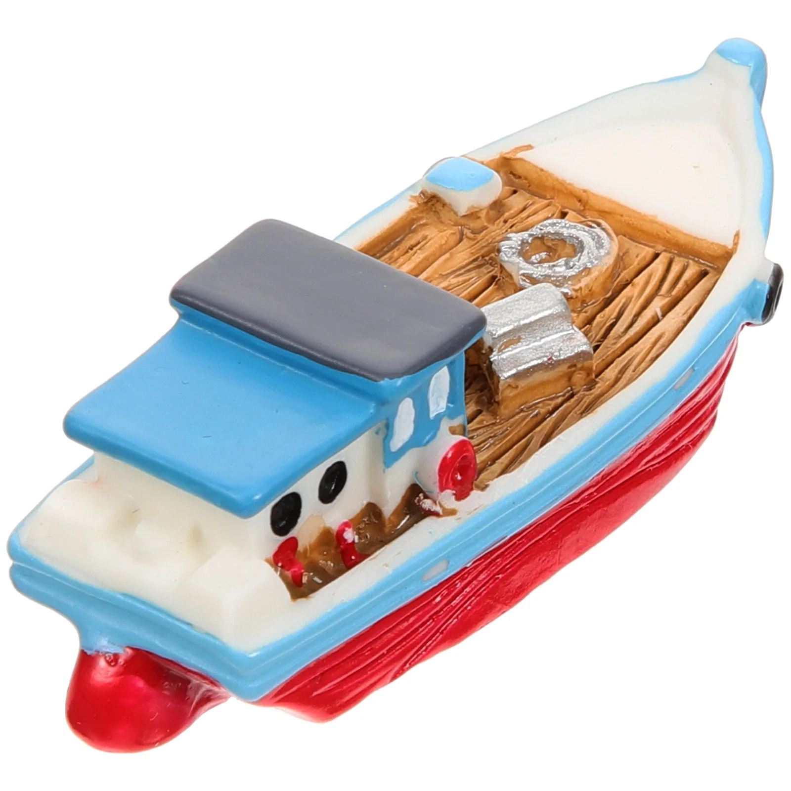 

Desktop Accessories Fishing Boat Ornaments Sand Table Miniature Beach Boats Model Decor Style Decoration Kit