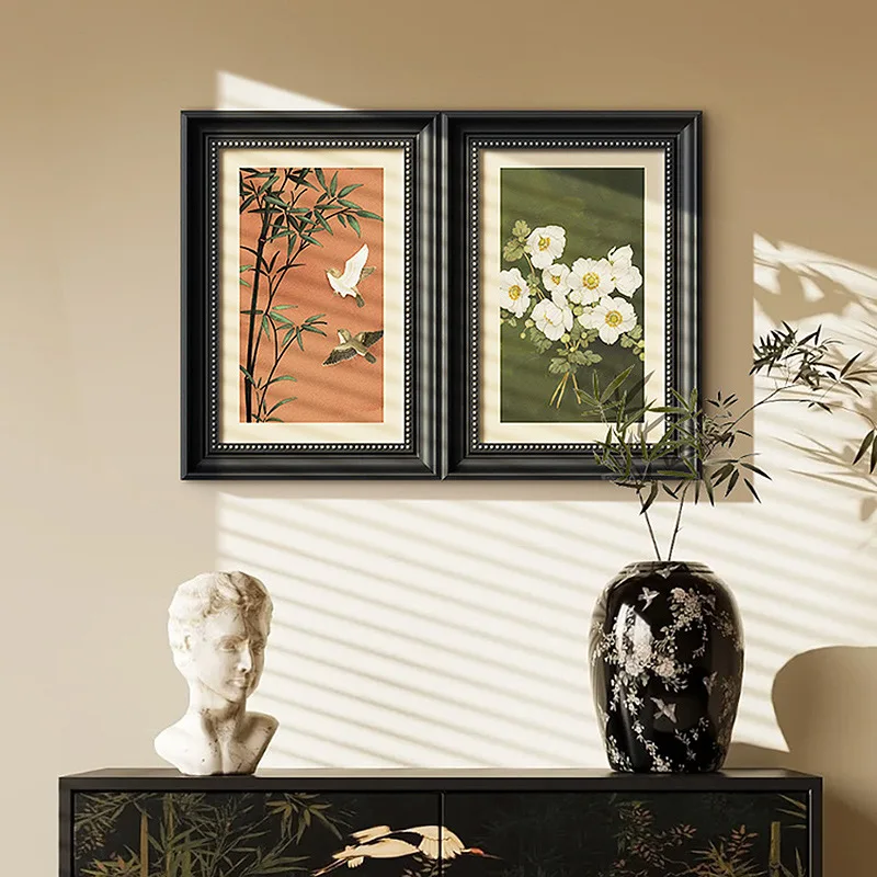 French medieval high-end induction home meter box decorative painting switch restaurant occlusion