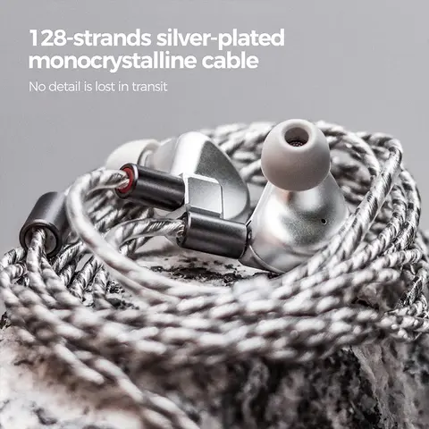 Nyaste LETSHUOER D02 In-Ear-hörlurar 11 mm dynamiska drivermonitorhörlurar utbytbara kablar spelhörlurar 10 best sales letshuoer - №4