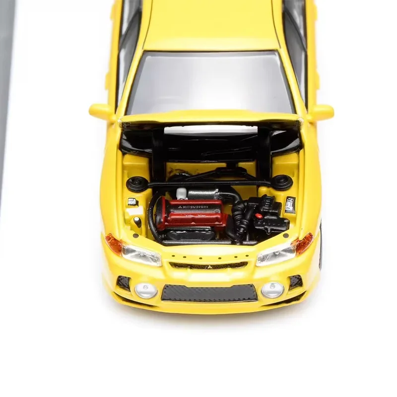 MOTORHELIX 1/64 ميتسوبيشي لانسر EVO4 ألعاب مصنوعة من خليط معدني سيارة دييكاست نموذج معدني هدايا