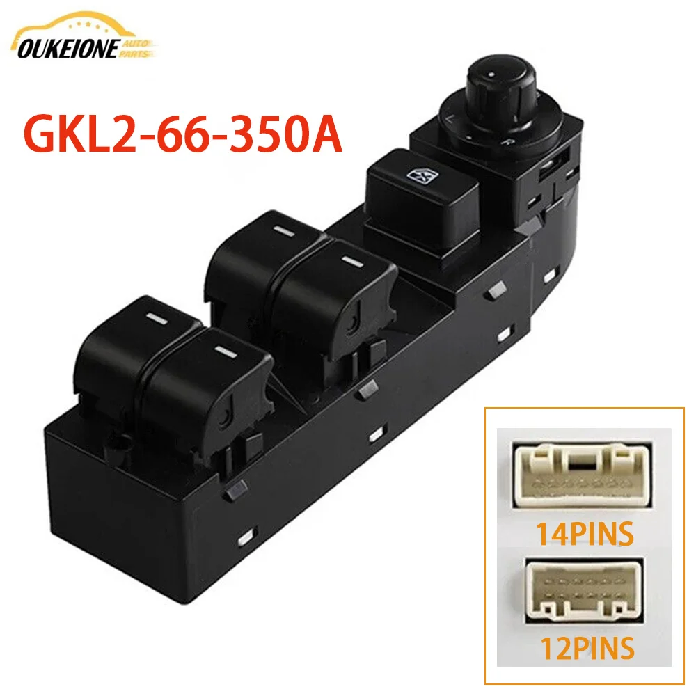 

GKL2-66-350A Electric Master Power Window Control Switch Button 14+12Pins LHD for Mazda 6 2014 2015 GKL266350A Auto Parts