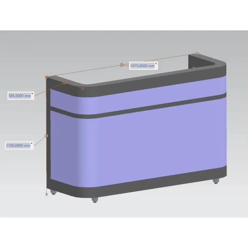 Dj Stand Front Desk Reception  Portable Booth LED Table Wall Display Dj Booth Led Display for Events view 5